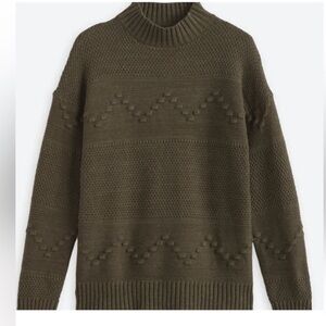 Pink Clover dark green sweater size XXL NWOT